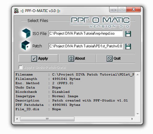 how to make ppf patch psp